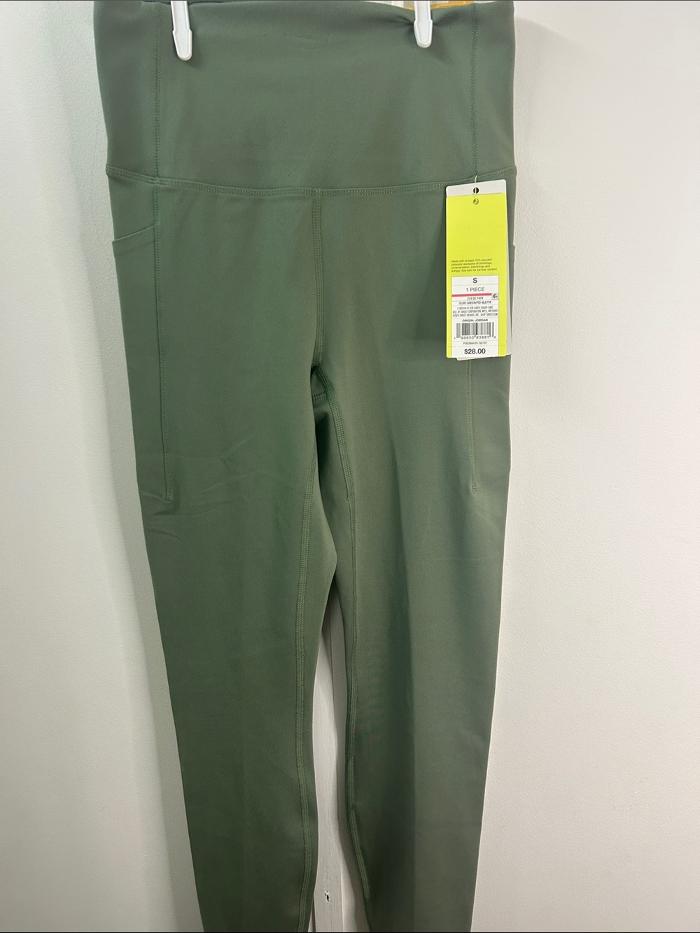 all in motion Olive  women size  S High-Rise Pocket Leggings